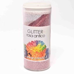 Glitter in polvere - 170 Ml / Rosa Antico