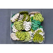 Foglie di Monstera in legno