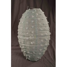 Lanterna cinese ellittica 35x55 CM - 2 Colori - Verde chiaro