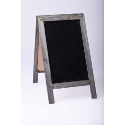 Lavagnettta con bordi marrone naturale