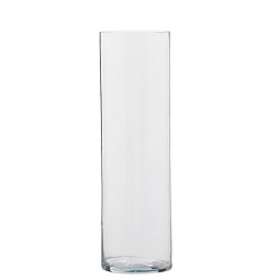 Cilindro in vetro trasparente trasparente - D 20x80 Cm