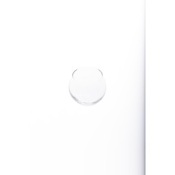 Vaso di vetro trasparente a forma di sfera in varie misure - H5,5 D6