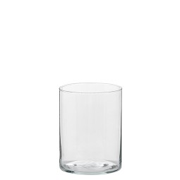 Cilindro in vetro trasparente trasparente - D 12x25 Cm