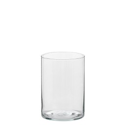 Cilindro in vetro trasparente trasparente - D 12x30 Cm