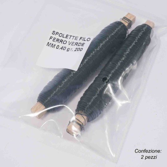 Fil di ferro in rocchetto 2 pezzi - 0,40 Mm