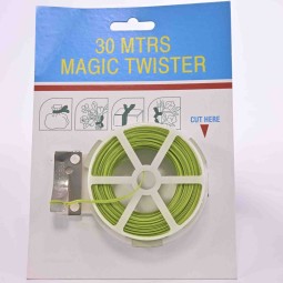 Filo in alluminio ricoperto - 30 M / Verde