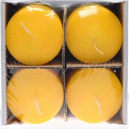 Moccoli candela 4 PZ - 80x150 Mm / Limone