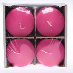 Moccoli candela 4 PZ - 150x80 Mm / Fuxia