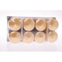 Moccoli candela 8 PZ - 120x60 Mm / Oro