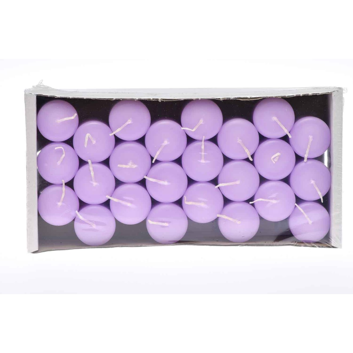 Moccoli candela 24 PZ - 50x35 Mm / Lilla