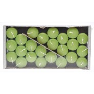 Moccoli candela 24 PZ -  50x35 Mm / Verde mela