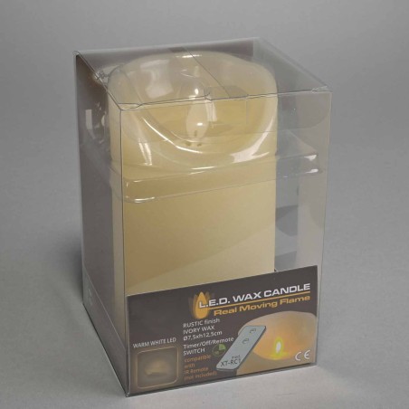 Candela a LED 7,5 CM - Altezza 12,5 CM