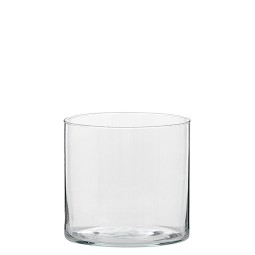 Cilindro in vetro trasparente trasparente - D 30x30 Cm