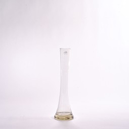 Vaso in vetro monofiore - H 40 Cm / Trasparente