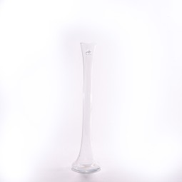 Vaso in vetro monofiore - H 50 Cm / Trasparente