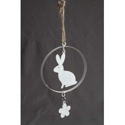 Decorazione in metallo da appendere - AssortitaConiglietto