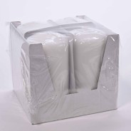 Moccoli candela 4 PZ - 50x100 Mm / Bianco