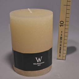 Moccolo candela rustico  - 100x140 Mm / Biscotto