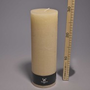 Moccolo candela rustico  - 100x300 Mm / Biscotto