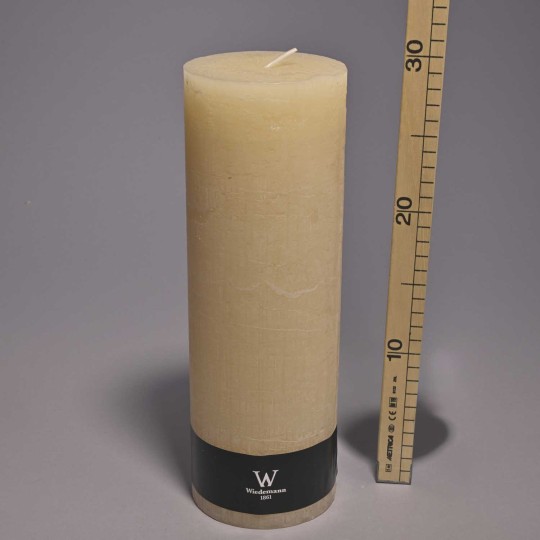 Moccolo candela rustico  - 100x300 Mm / Biscotto