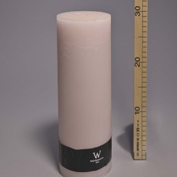 Moccolo candela rustico  - 100x300 Mm / Rosa chiaro