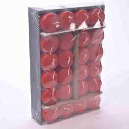 Moccoli candela 24 PZ - 40x60 Mm / Rosso