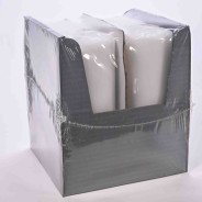 Moccoli candela 4 PZ - 80x200 Mm / Bianco