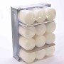 Moccoli candela 12 PZ - 50x100 Mm / Bianco lana