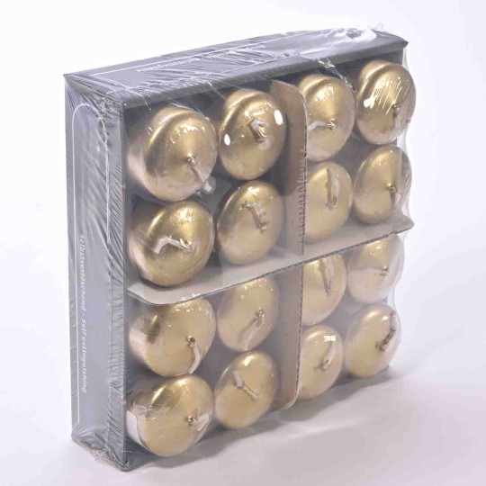 Moccoli candela 4 PZ - 40x60 Mm / Oro