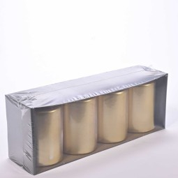 Moccoli candela 4 PZ - 70x100 Mm / Oro