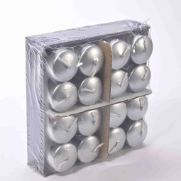 Moccoli candela 16 PZ - 40x60 Mm / Argento