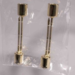 Supporti in metallo per candele 4 PZ - 1,2x6,5 Cm