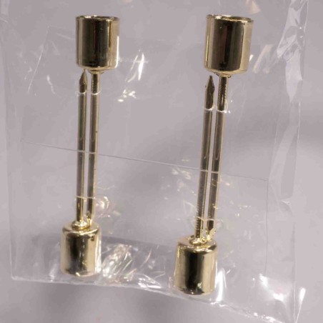 Supporti in metallo per candele 4 PZ - 1,2x6,5 Cm