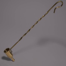 Spegni candela in metallo - 3x28 Cm / Oro