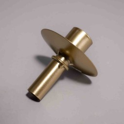 Portacandela in metallo - 6,5x8 Cm / Oro