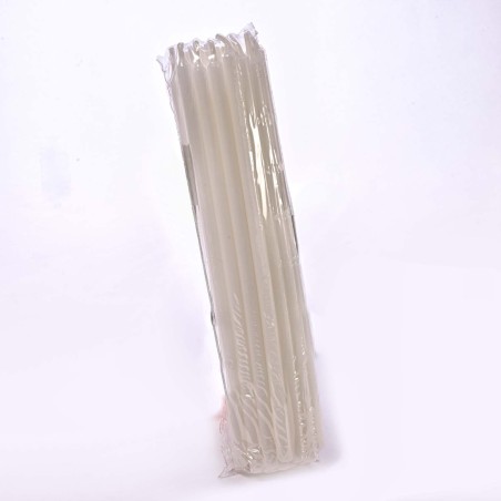 Candele a stelo 24 PZ - 8x220 Mm / Bianco