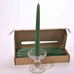 Candele coniche 12 PZ - 25x250 Mm / Verde