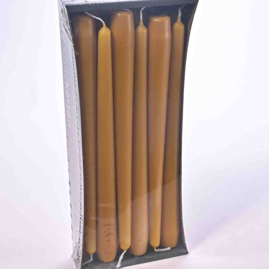 Candele coniche 12 PZ - 23x250 Mm / Sabbia