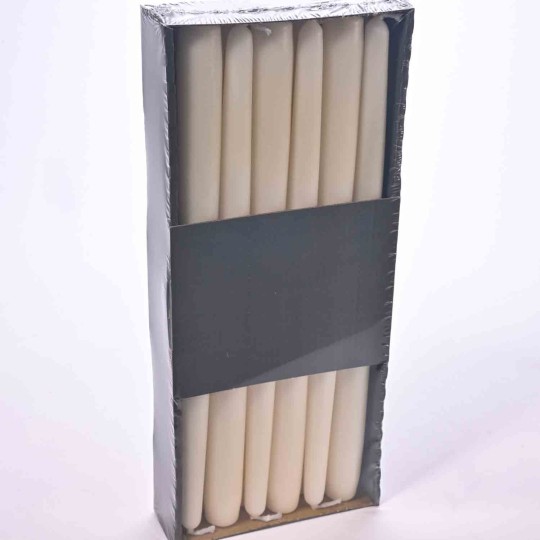 Candele a Stelo 12 PZ - 23x300 Mm / Bianco lana