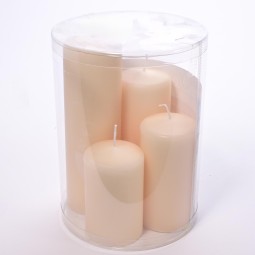 Moccoli candela 60 Mm - Altezze varie / Rosa