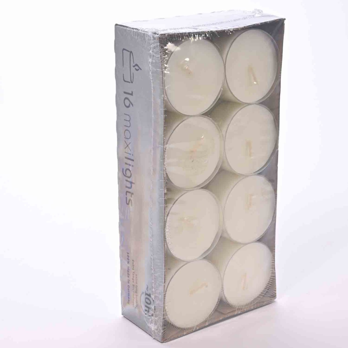 Tealight 16 Pezzi - 5,5x2,5 Cm / Bianco