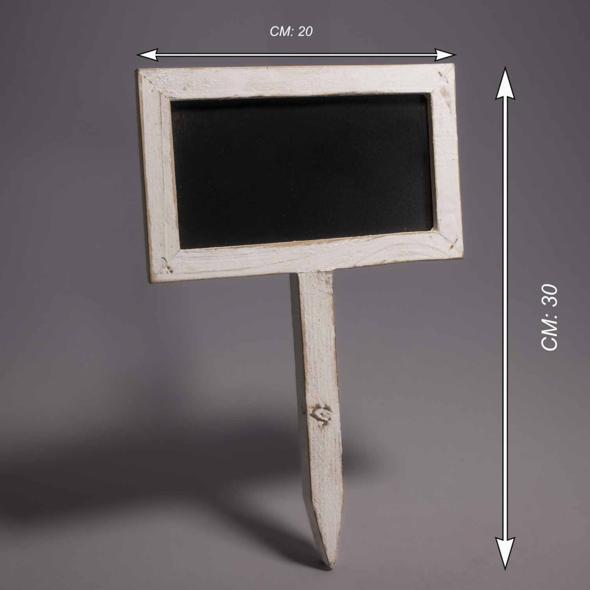 Lavagna in pick - 20x12 Cm / Bianco