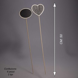 Lavagnette in pick 6 PZ - 50 Cm / Naturale