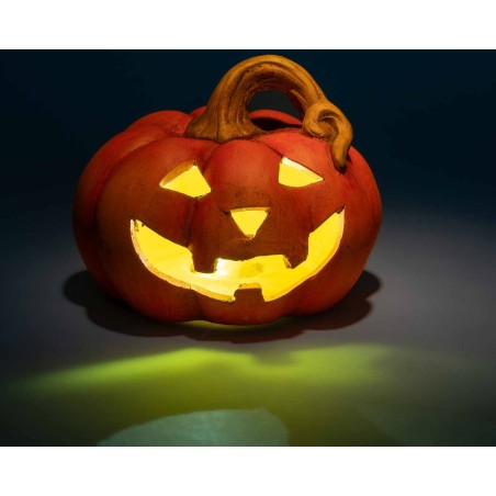 Zucca in ceramica - 13,5x13,5 Cm / Arancione