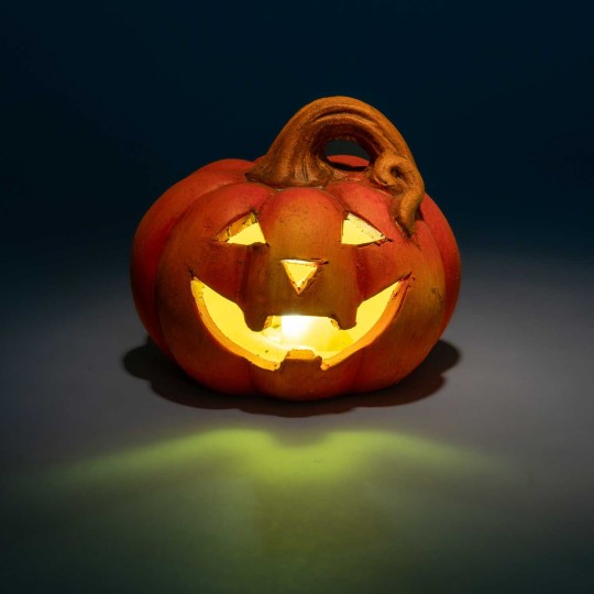 Zucca in ceramica - 10,5x10,5 Cm / Arancione