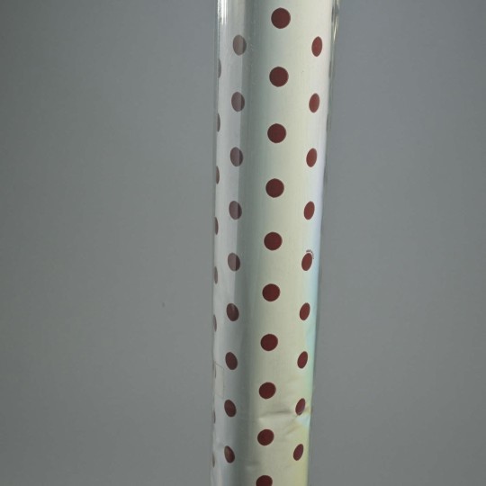 Bobina in PPL "Pois" - 100x25 M / Bordeaux
