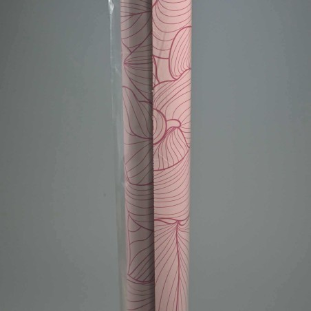 Bobina in PPL "Foliage" - 100x25 M / Rosa