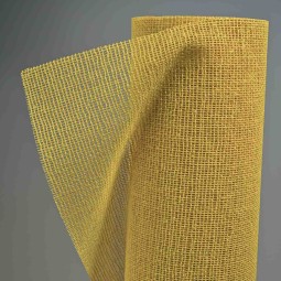Bobina a rete in cotone grezzo - 50 Cm x 10 YD / Giallo