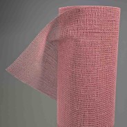 Bobina a rete in cotone grezzo - 50 Cm x 10 YD / Rosa chiaro