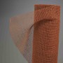 Bobina a rete in cotone grezzo - 50 Cm x 10 YD / Marrone